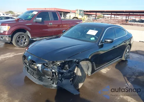 2023 BMW I4 Edrive40 z USA, uszkodzony, nr VIN WBY73AW05PFR43302